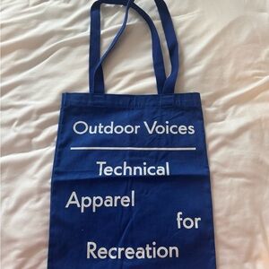 Outdoor Voices Blue Tote